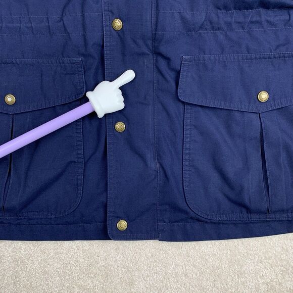 Eddie Bauer Flannel Wool Lined Mountain Parka Field Jacket Men's Sz Large - Picture 5 of 16